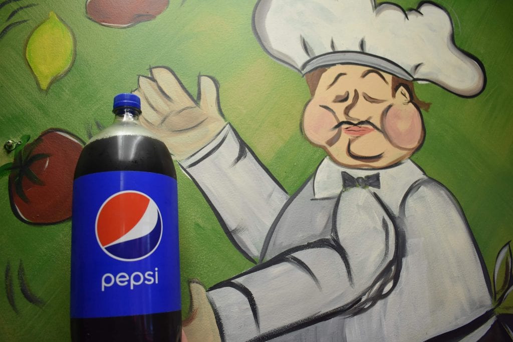 Free 2 liter of Pepsi