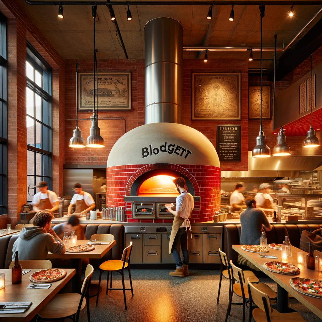 Cozy Pizzeria featuring iconic sights