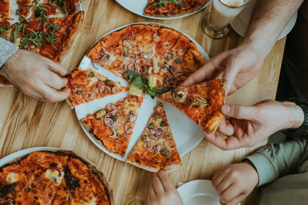 Wedding Pizza Party